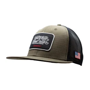 RWBC Patch Snapback RipStop, Olive & Black