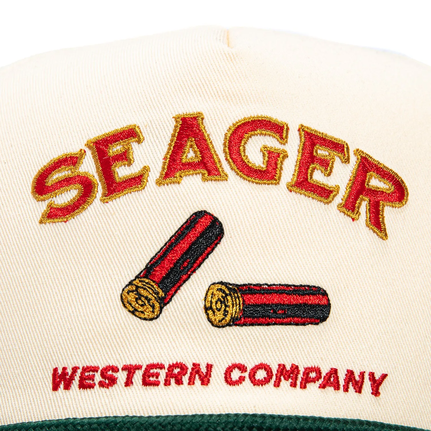 Seager Gone Hunting Snapback Foam Hat - Khaki, Green