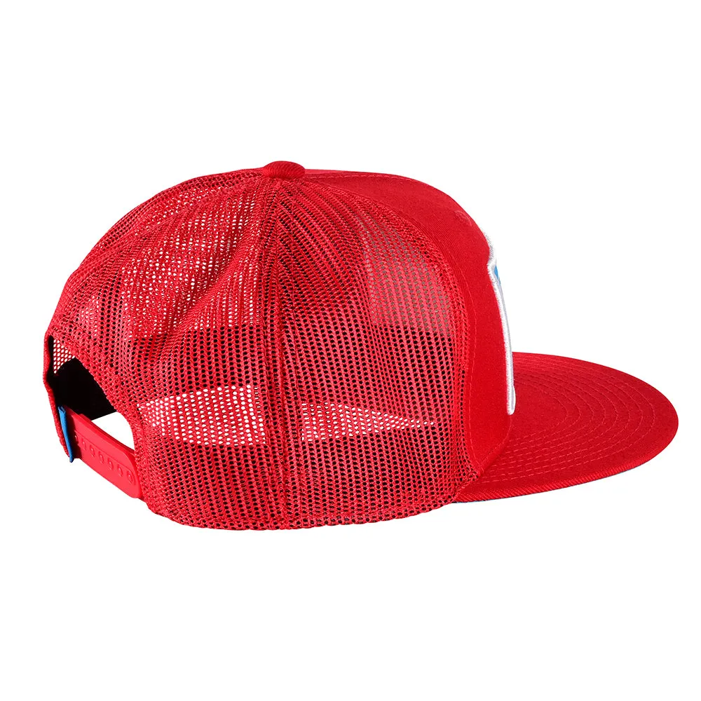 Snapback Hat TLD GasGas Team Stock Red