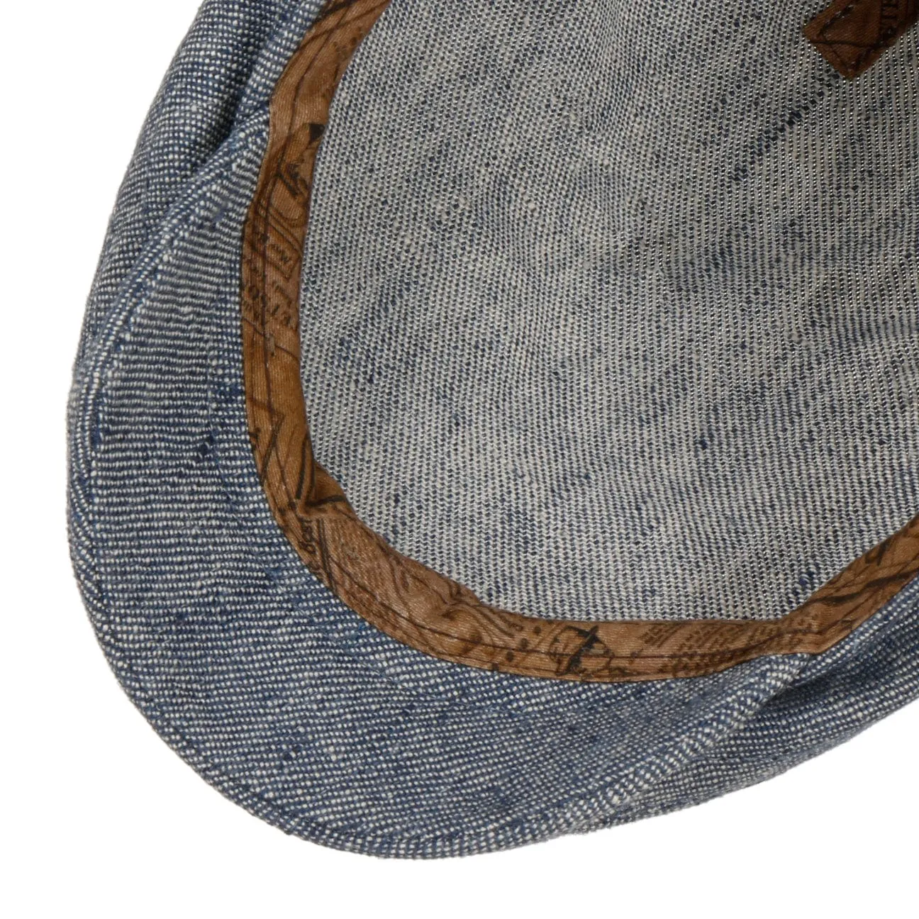 Summer Linen Driver Flat Cap by Stetson