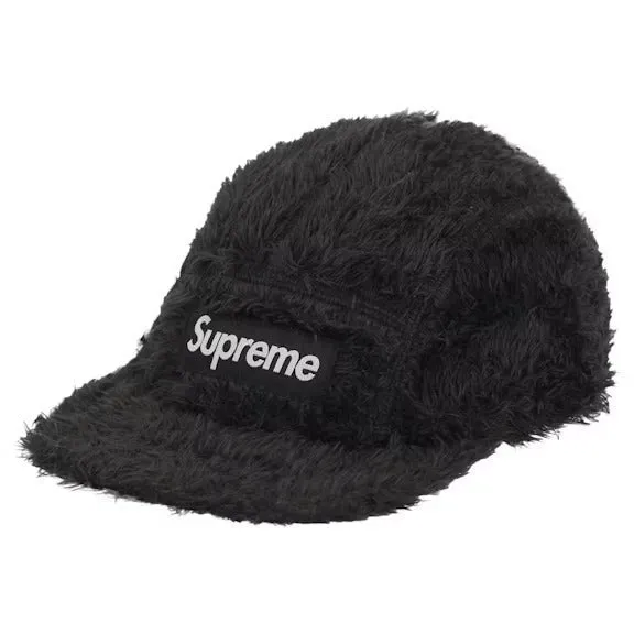 Supreme Fuzzy Camp Cap Black