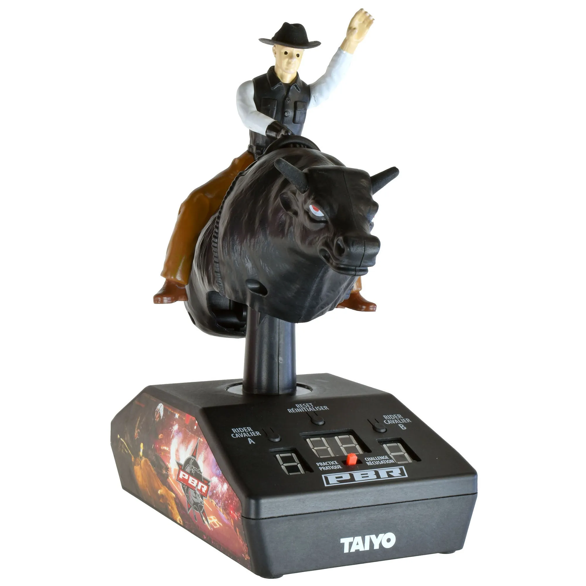 Taiyo PBR Bull Riding Showdown - RC Riding Simulator - Black