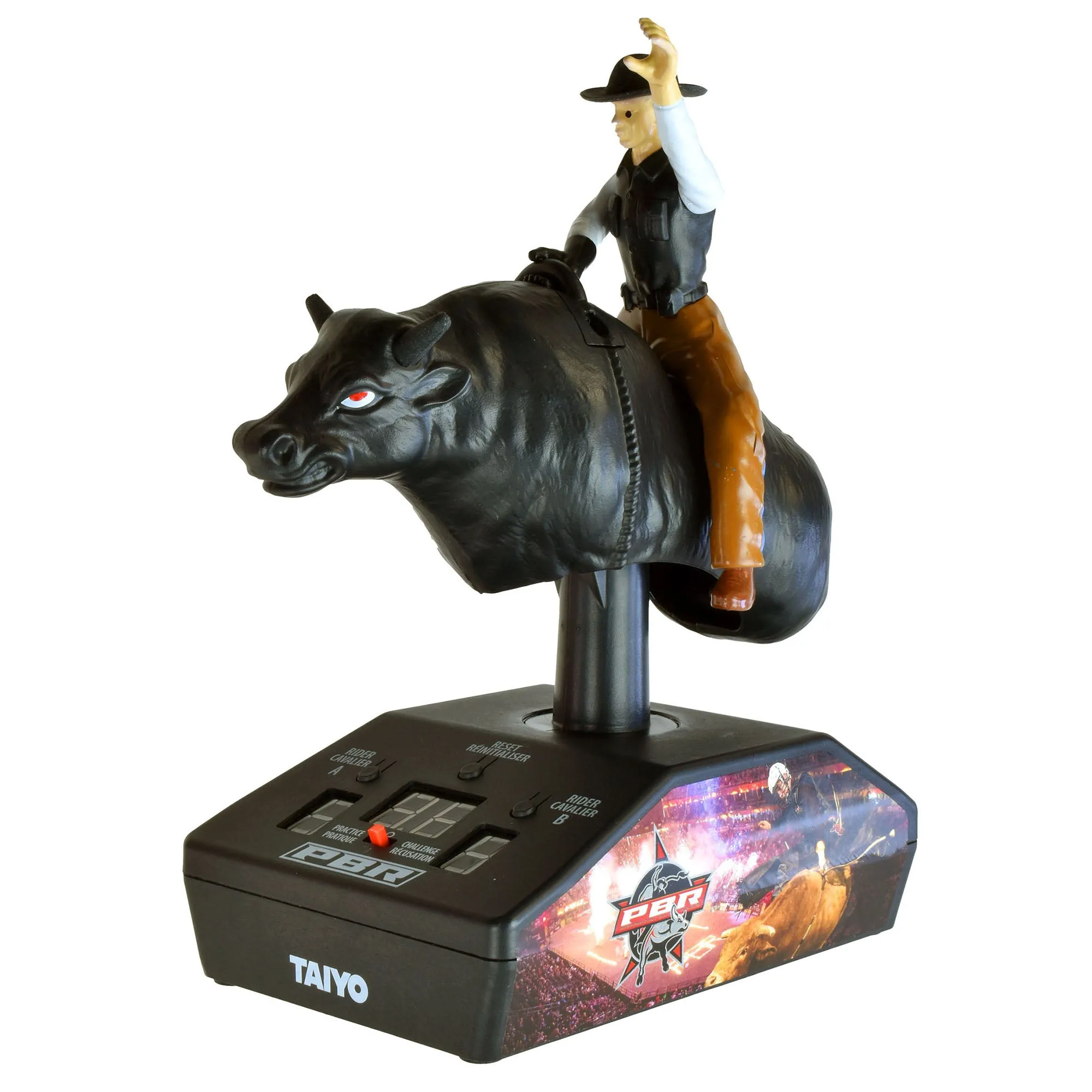 Taiyo PBR Bull Riding Showdown - RC Riding Simulator - Black