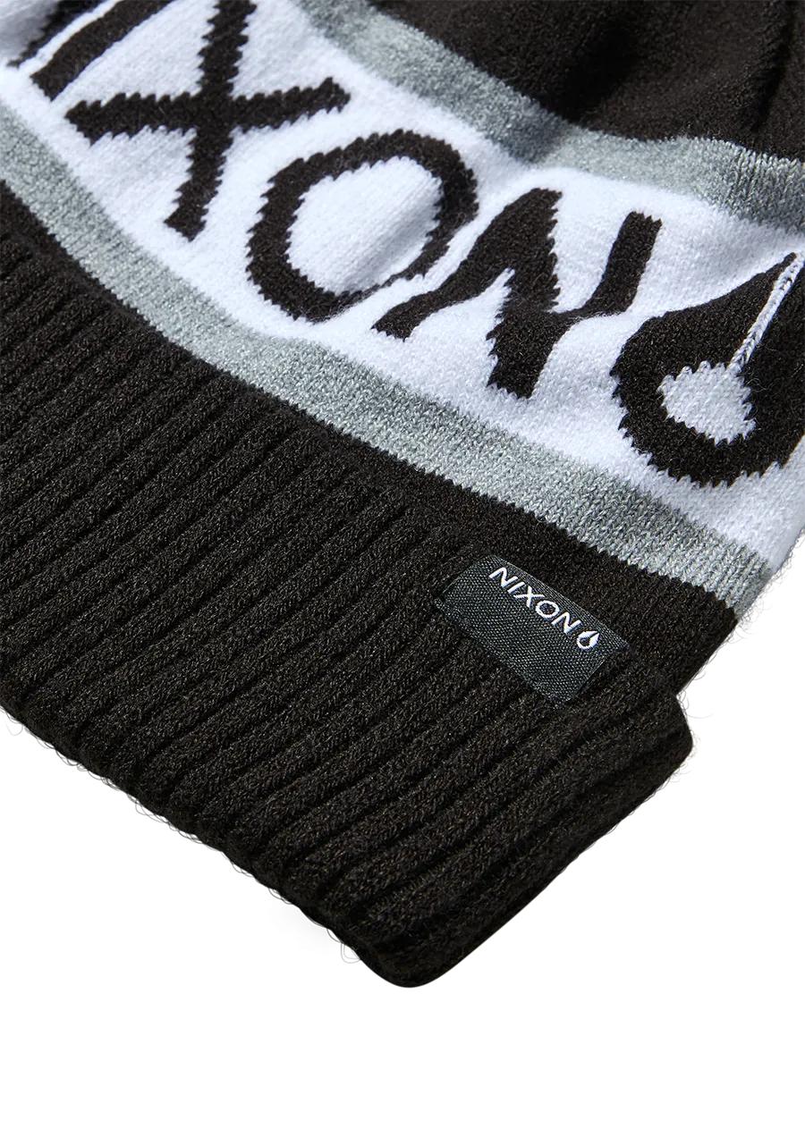 Teamster Beanie II - Black / White