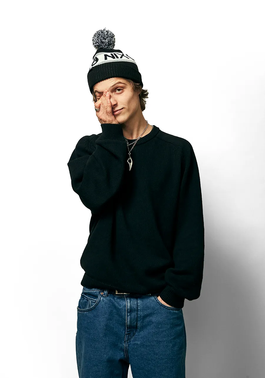 Teamster Beanie II - Black / White