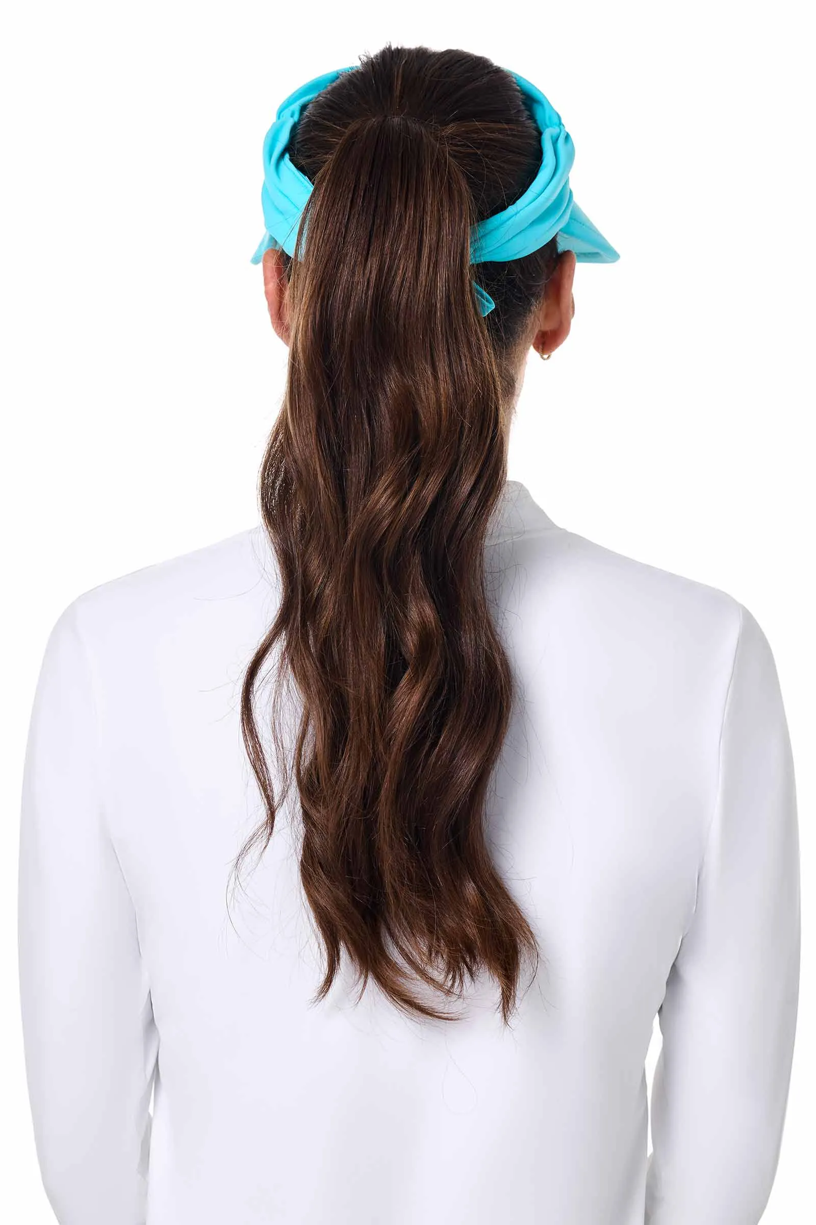 Women's Exuma Swim Visor | Blue Curacao